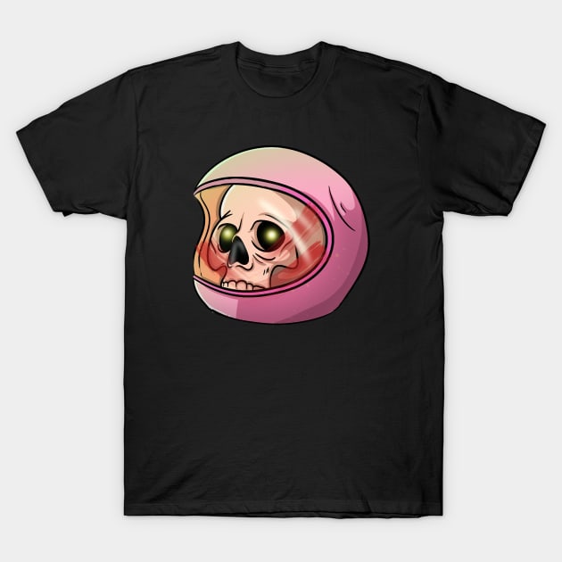 Skeleton Astronaut T-Shirt by Trendy Black Sheep